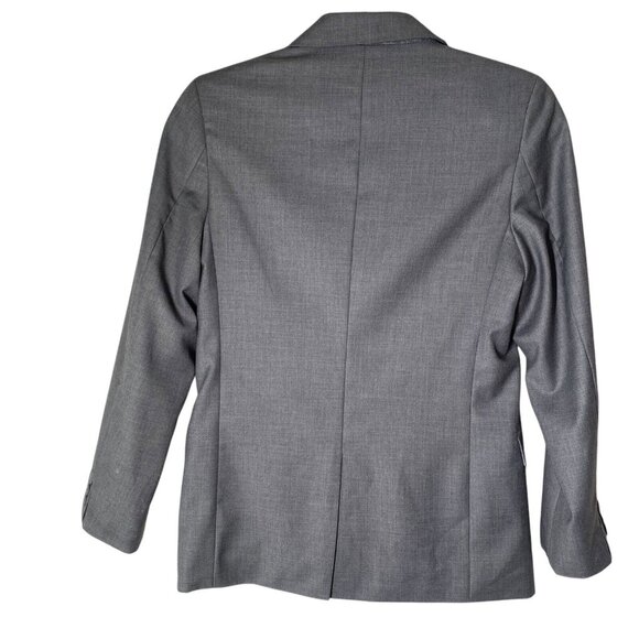 Black N Bianco Blazer Boys Size 16 Grey Suit Jacket Formal Wear - Picture 2 of 14